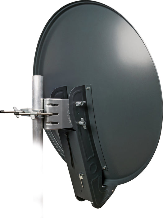 Satellitenanlage Set Anthrazit Aluminium 75 cm