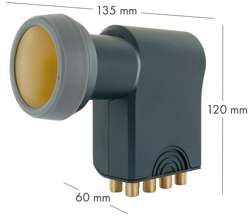 Octo LNB digital SUN PROTECT anthrazit