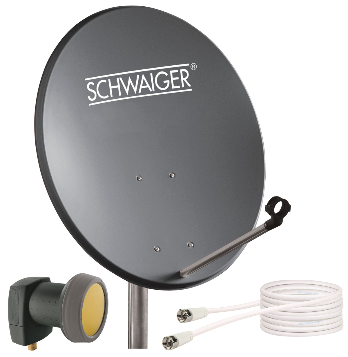 SAT set (55 cm + LNB + connection cable)