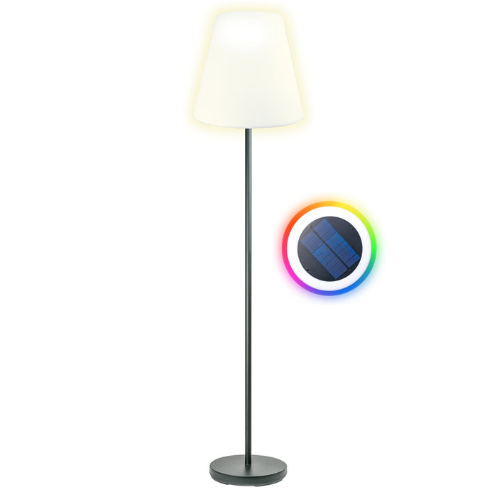 Solar floor lamp 1.5 m RGB