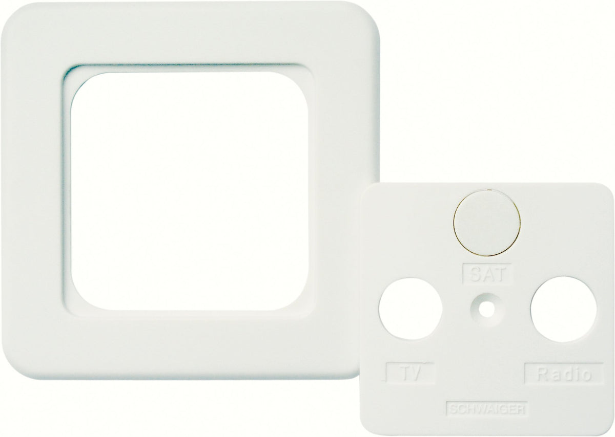 2 or 3-hole cover frame (2-piece)