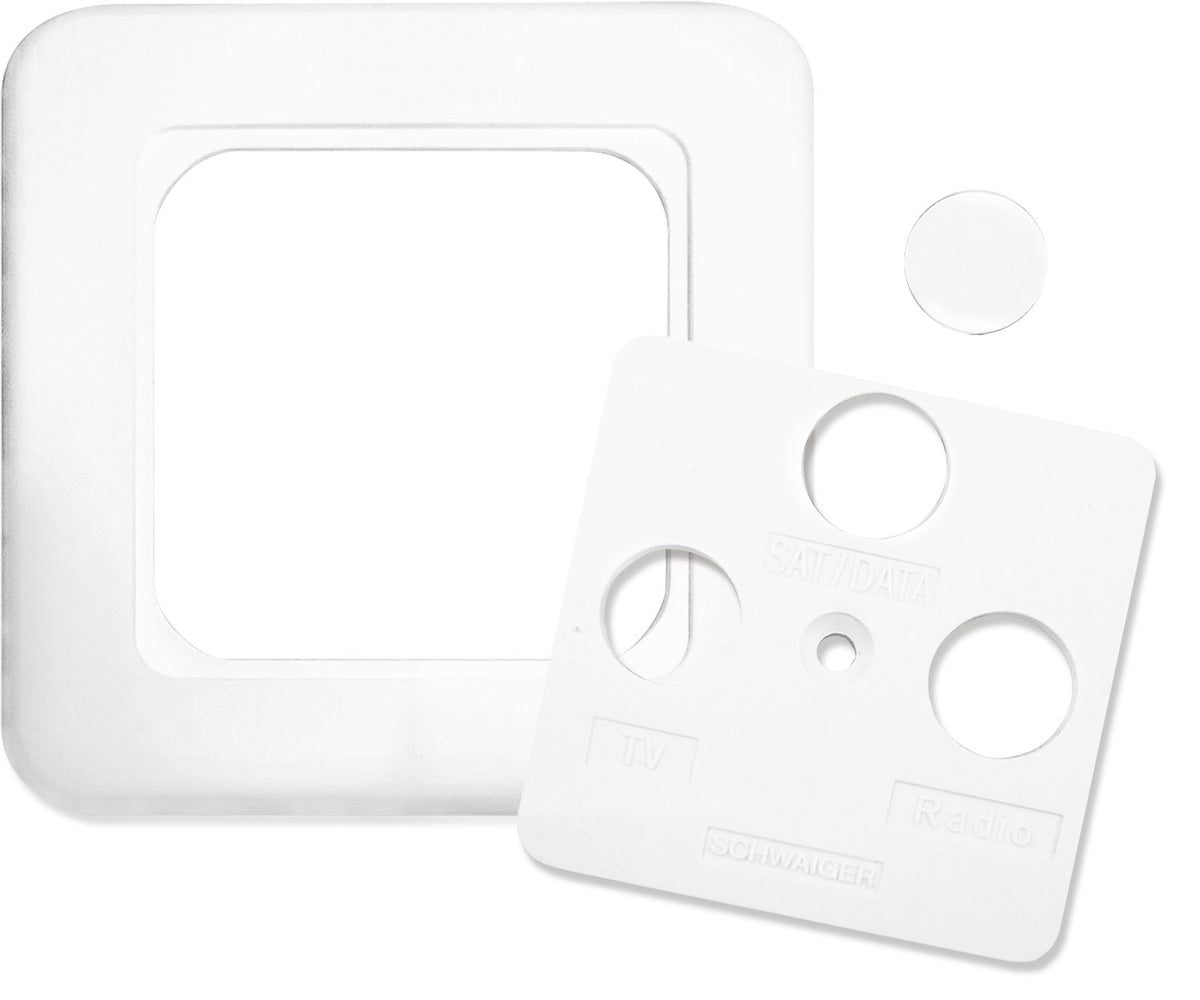 2 or 3-hole cover frame (2-piece)
