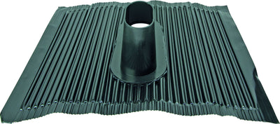 Dachhaube Aluminium Schwarz/Ziegelrot