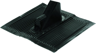 Dachhaube Aluminium ziegelrot/schwarz bis Ø 60 mm