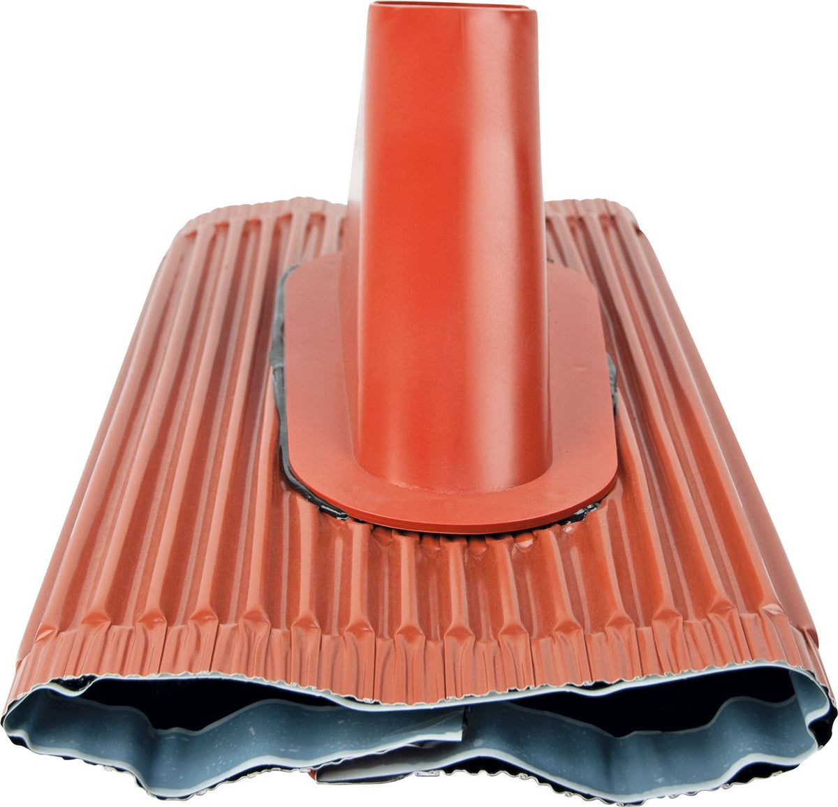 Dachhaube Aluminium Schwarz/Ziegelrot