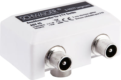 2-way plug-on distributor (TV)