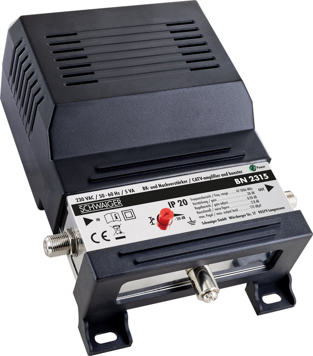 BK and post-amplifier (30 dB)