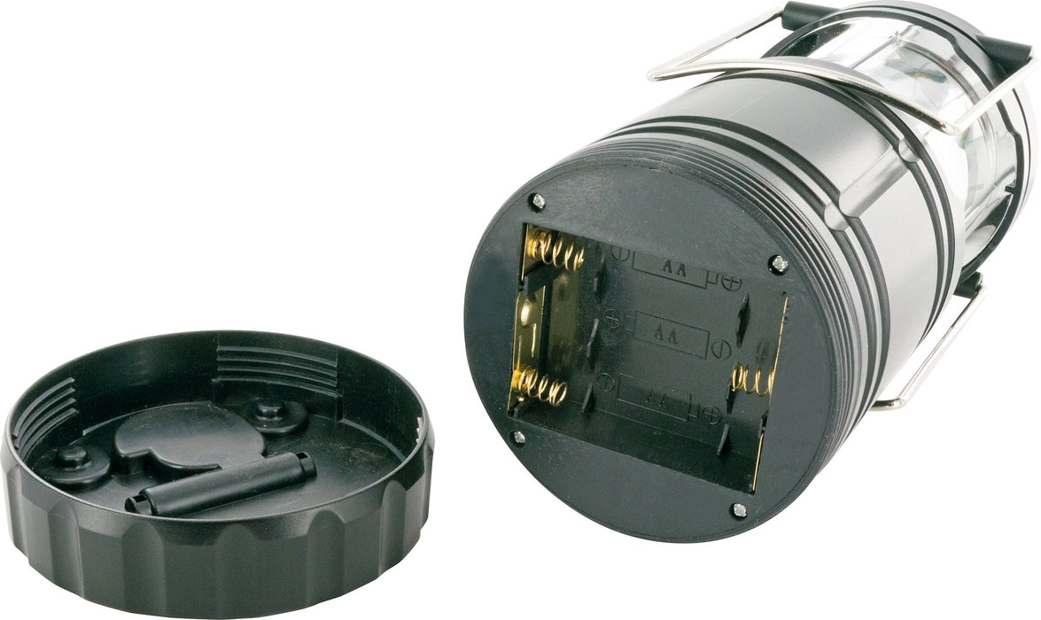 Camping-Leuchte mit Lagerfeuereffekt