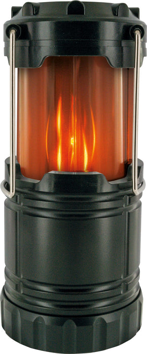 Camping-Leuchte mit Lagerfeuereffekt