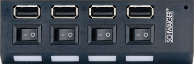 4-port USB hub