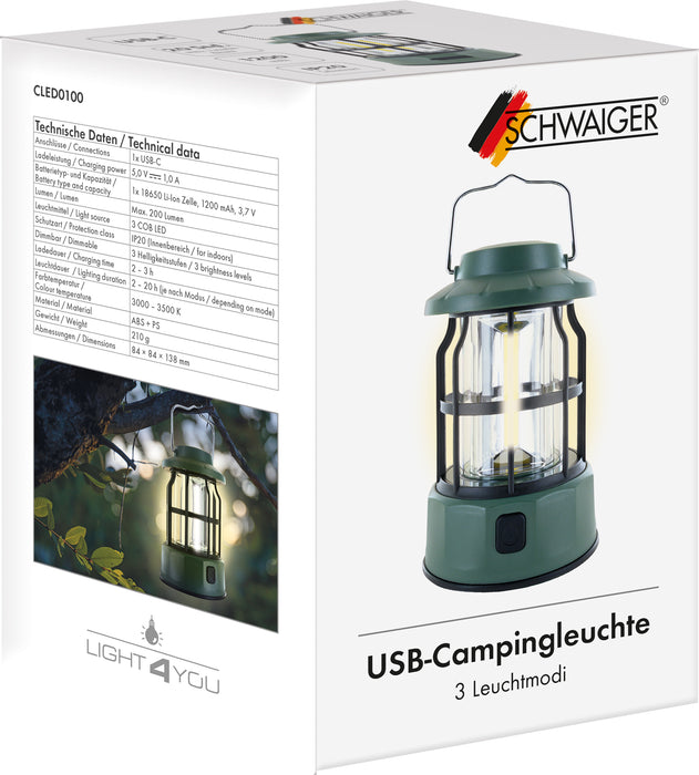 Camping Akkuleuchte