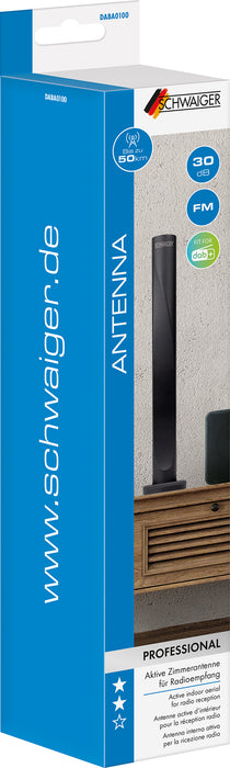 Aktive Zimmerantenne für DAB+ Radioempfang