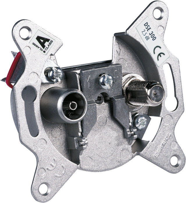 2-hole single or branch line socket (2 dB)