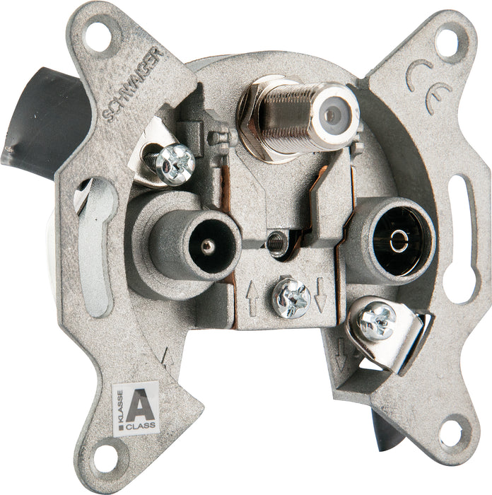 End/spur line socket 2.5 dB