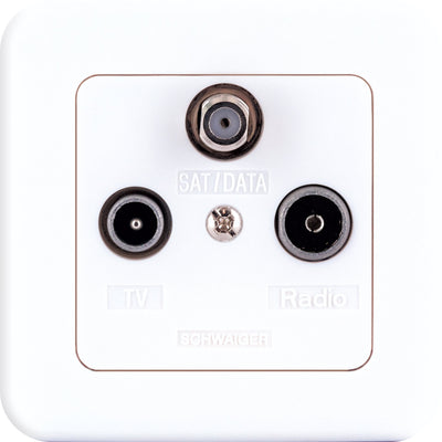 Single or branch line socket (2.5 dB) in a set