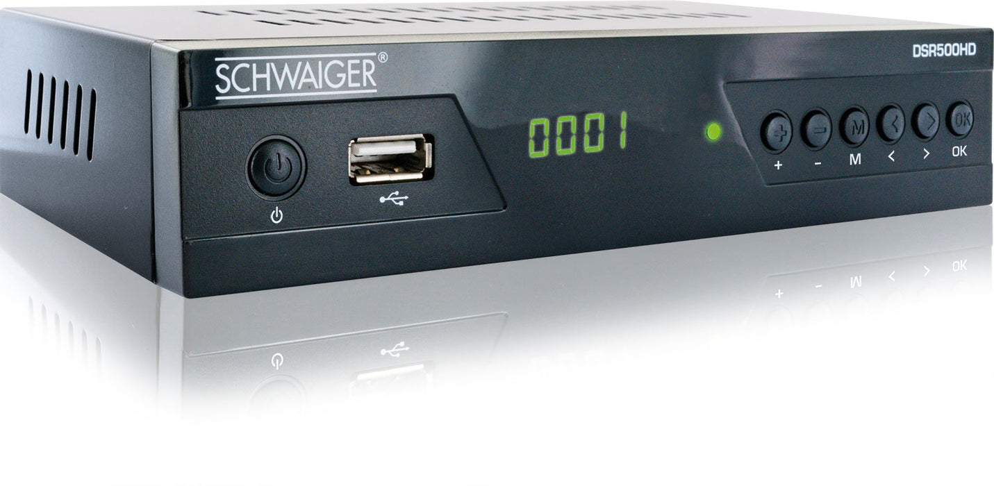 Schwaiger SAT-Receiver digital FULL HD FTA vorprogrammiert