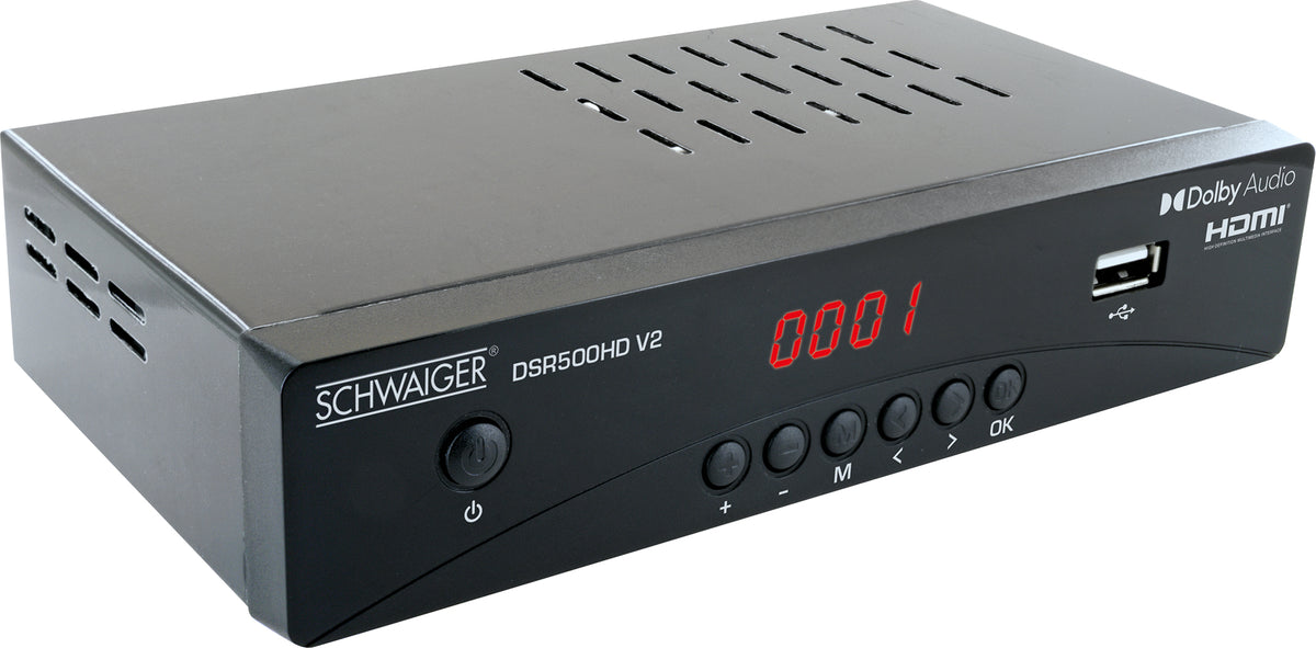 SAT-Receiver digital FULL HD FTA vorprogrammiert