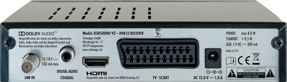 SAT receiver digital FULL HD FTA pre-programmed