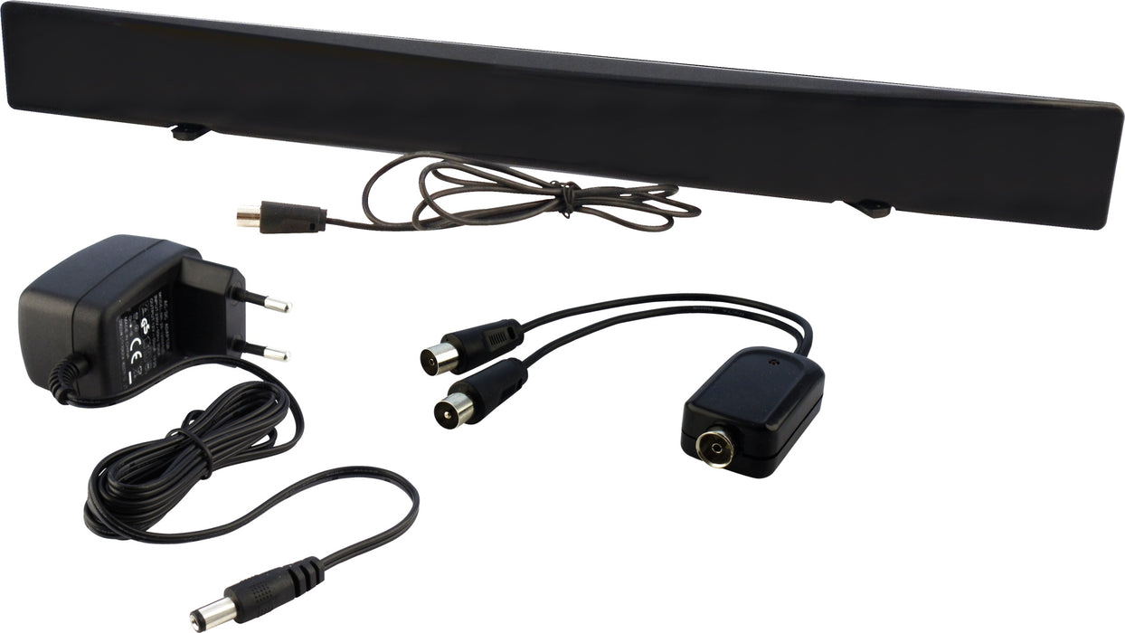 Zimmerantenne aktiv DVB-T2 DAB+ VHF UHF integrierter Verstärker