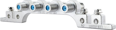 4-way F-earthing block