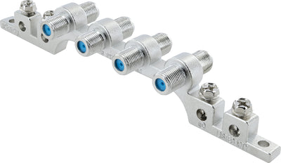 4-way F-earthing block