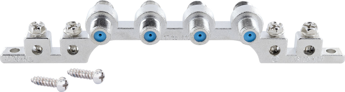 4-way F-earthing block