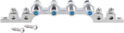 4-way F-earthing block