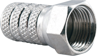 F-Aufdrehstecker 2er Set Ø 4 mm