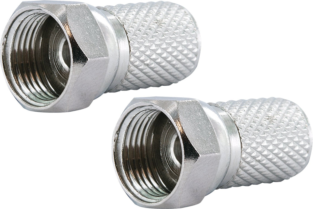 F-Aufdrehstecker 2 - 50 Stk. Ø 7 mm