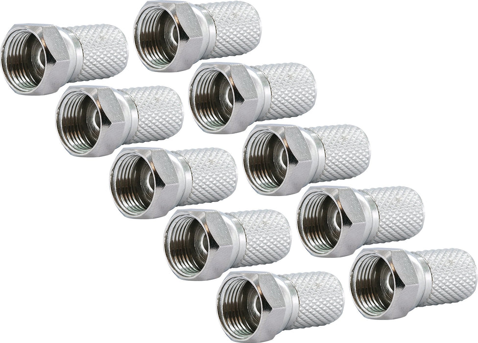 F-Aufdrehstecker 2 - 50 Stk. Ø 7 mm