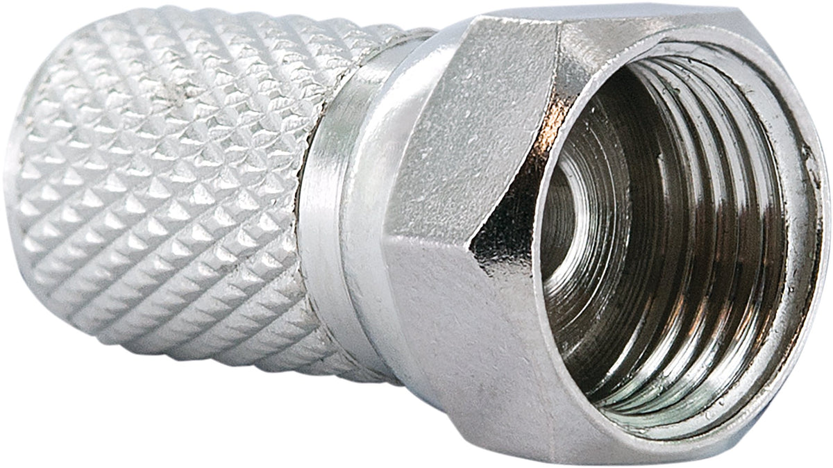F twist-on connector set of 4 (Ø 7.3 mm)
