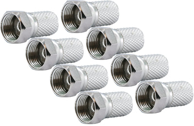 F-Aufdrehstecker Ø 8 mm
