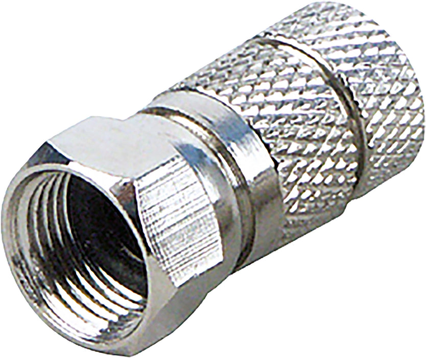 F-Aufdrehstecker 2er Set mit doppelseitiger Dichtung Ø 7 mm