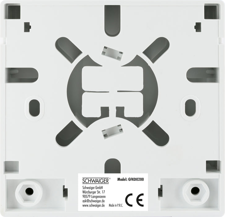Leer-Gehäuse für Glasfaser 2-fach