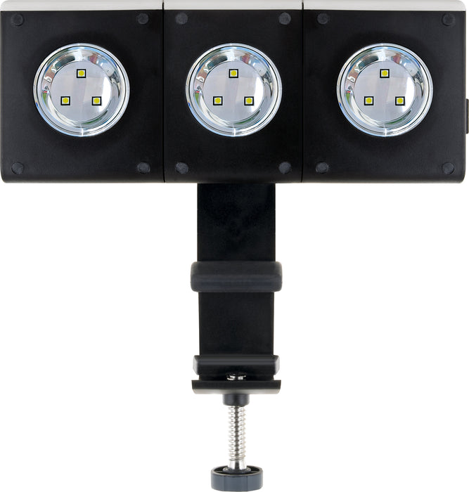 Grill light with movable LED spotlights
