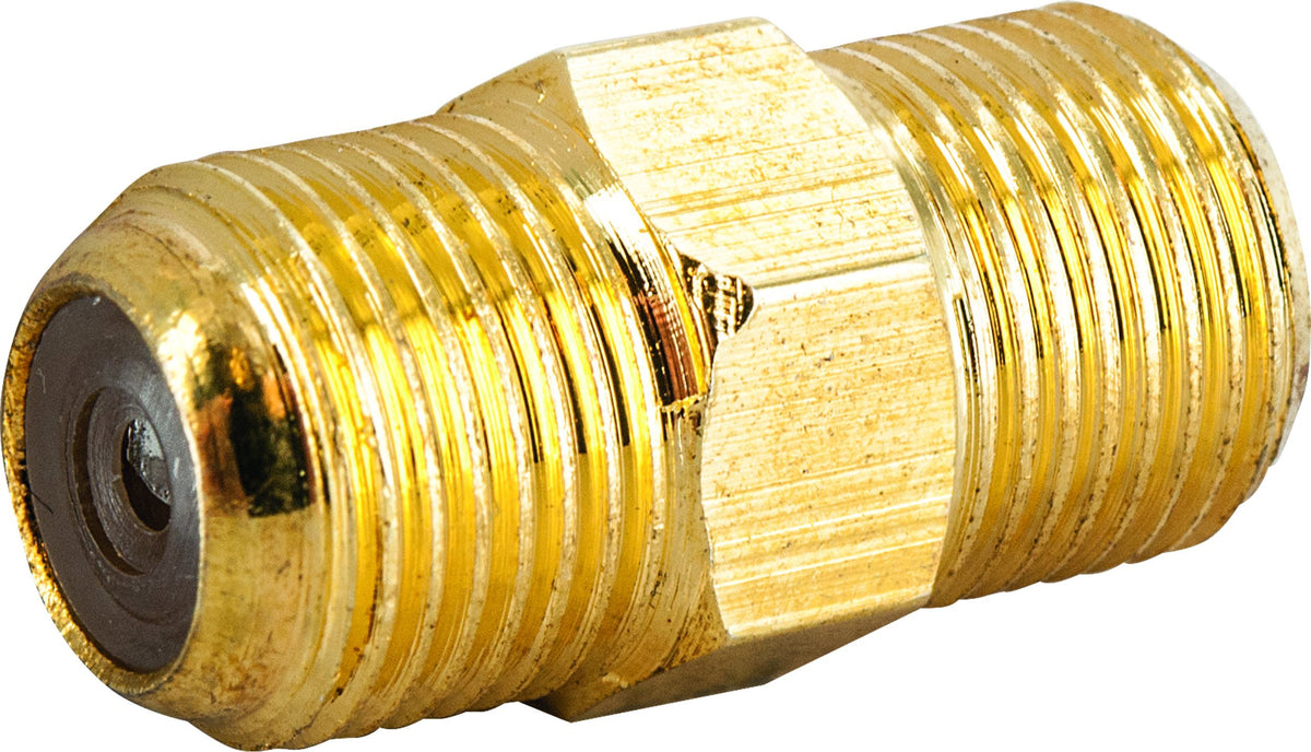 F-cable connector gold