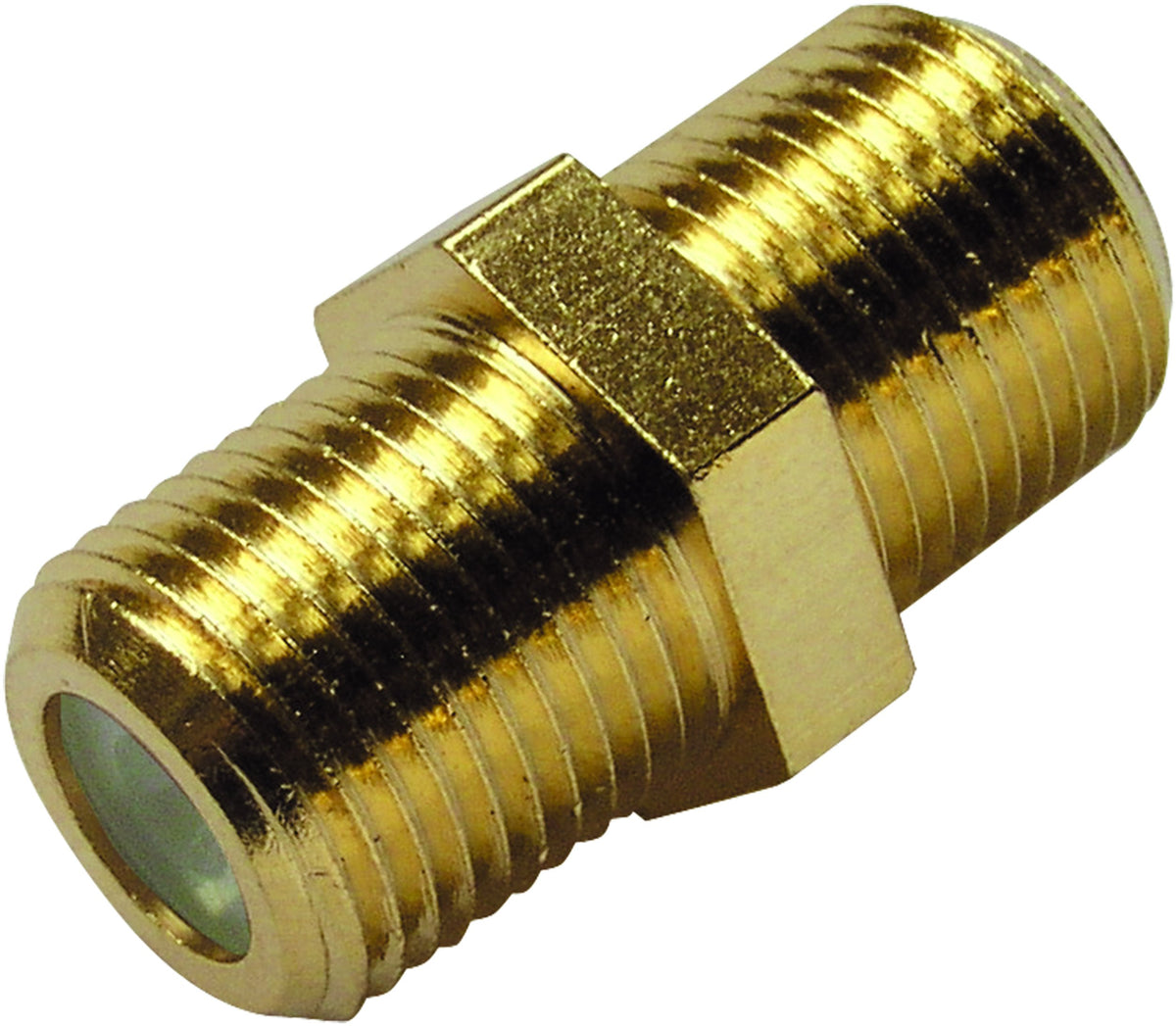 F-cable connector gold