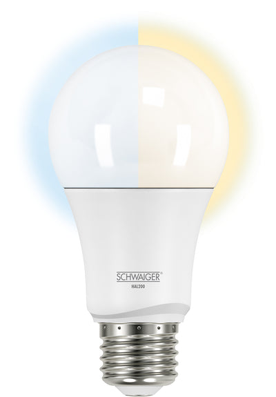 Smart light bulb dimmable warm/cold white E27