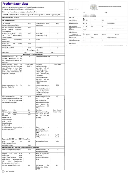 Smart Leuchtmittel LED RGB dimmbar E14