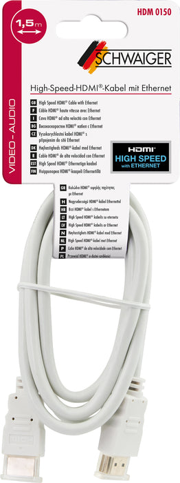 High-speed HDMI® cable with Ethernet