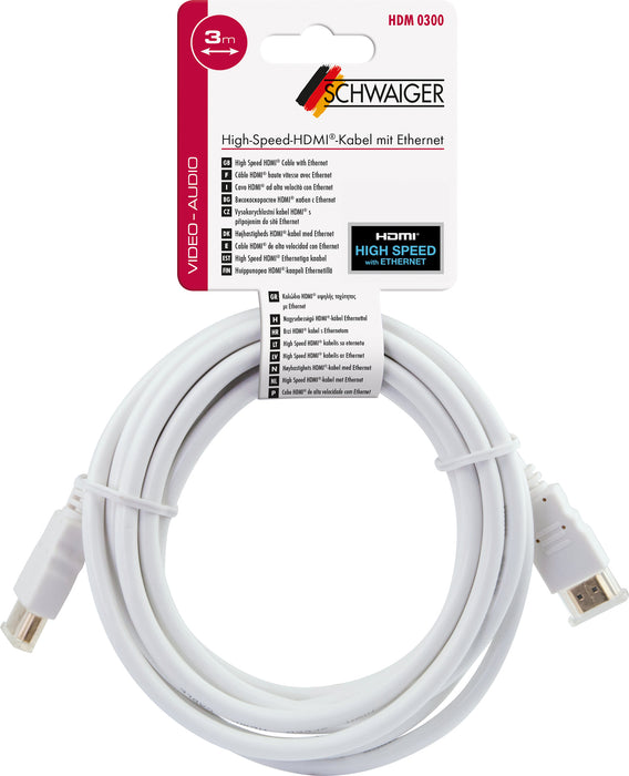 High-speed HDMI® cable with Ethernet