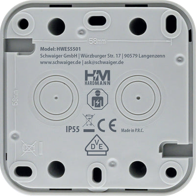 Hardmann Wechselschalter IP55