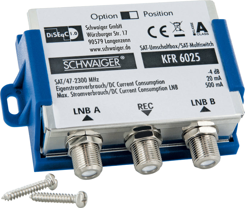 DiSEqC 1.0 Schalter 2>1