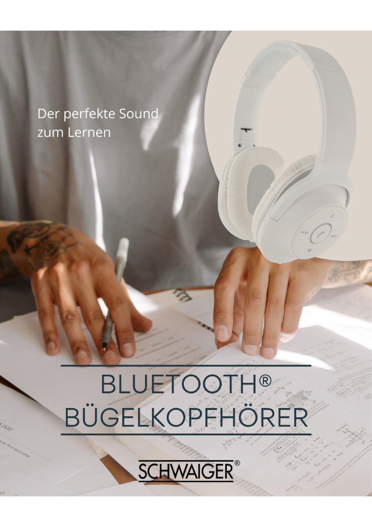 Bluetooth headband headphones with full headset function