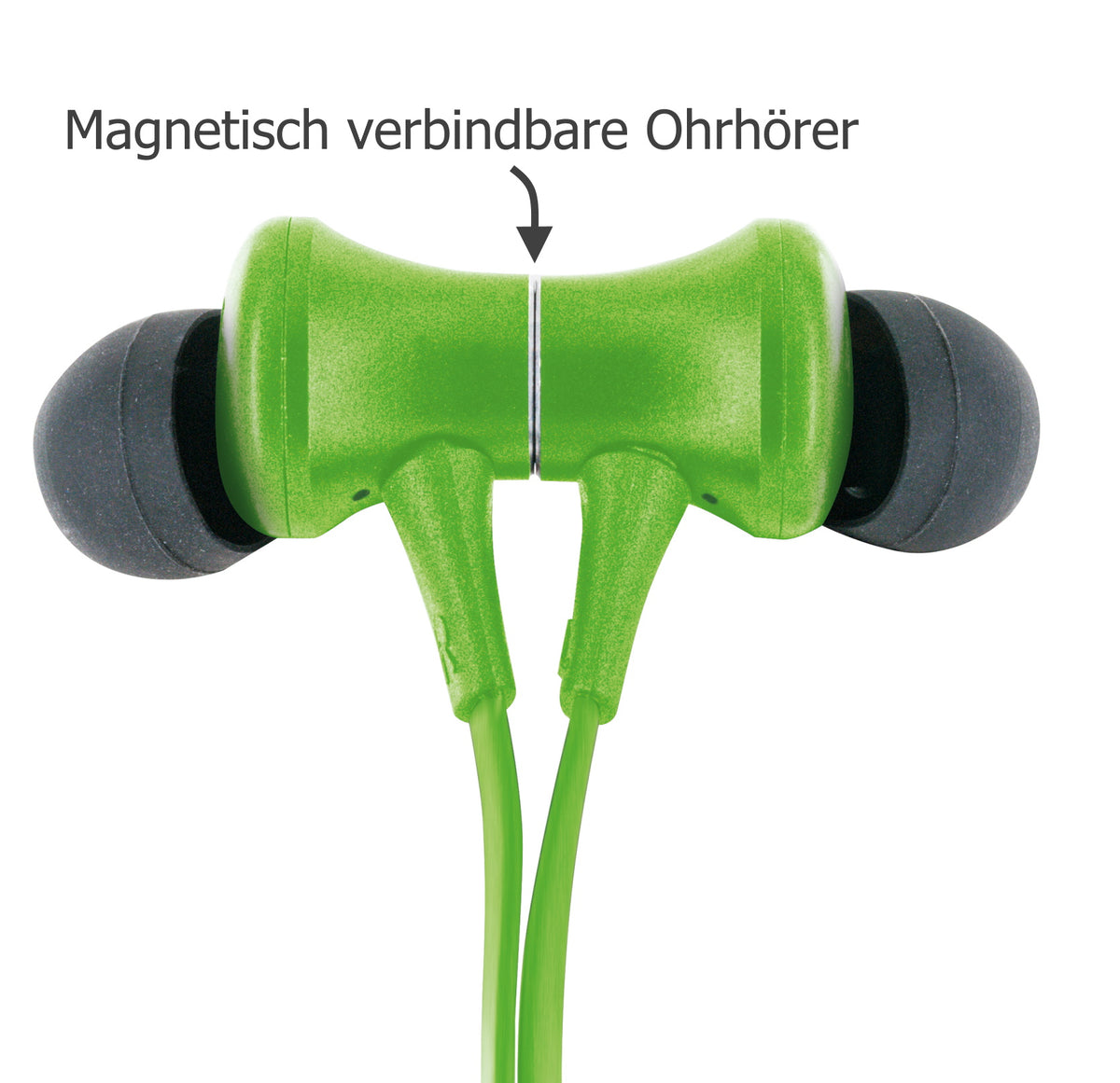 Bluetooth in-ear headphones with magnet