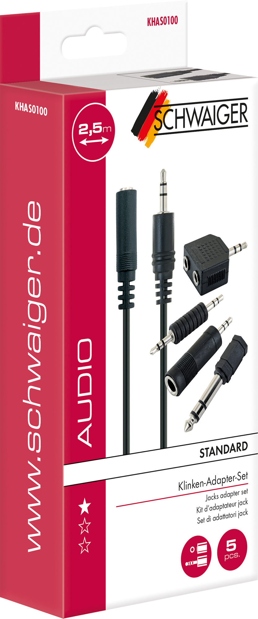 Klinken-Adapter Set mit Kabel