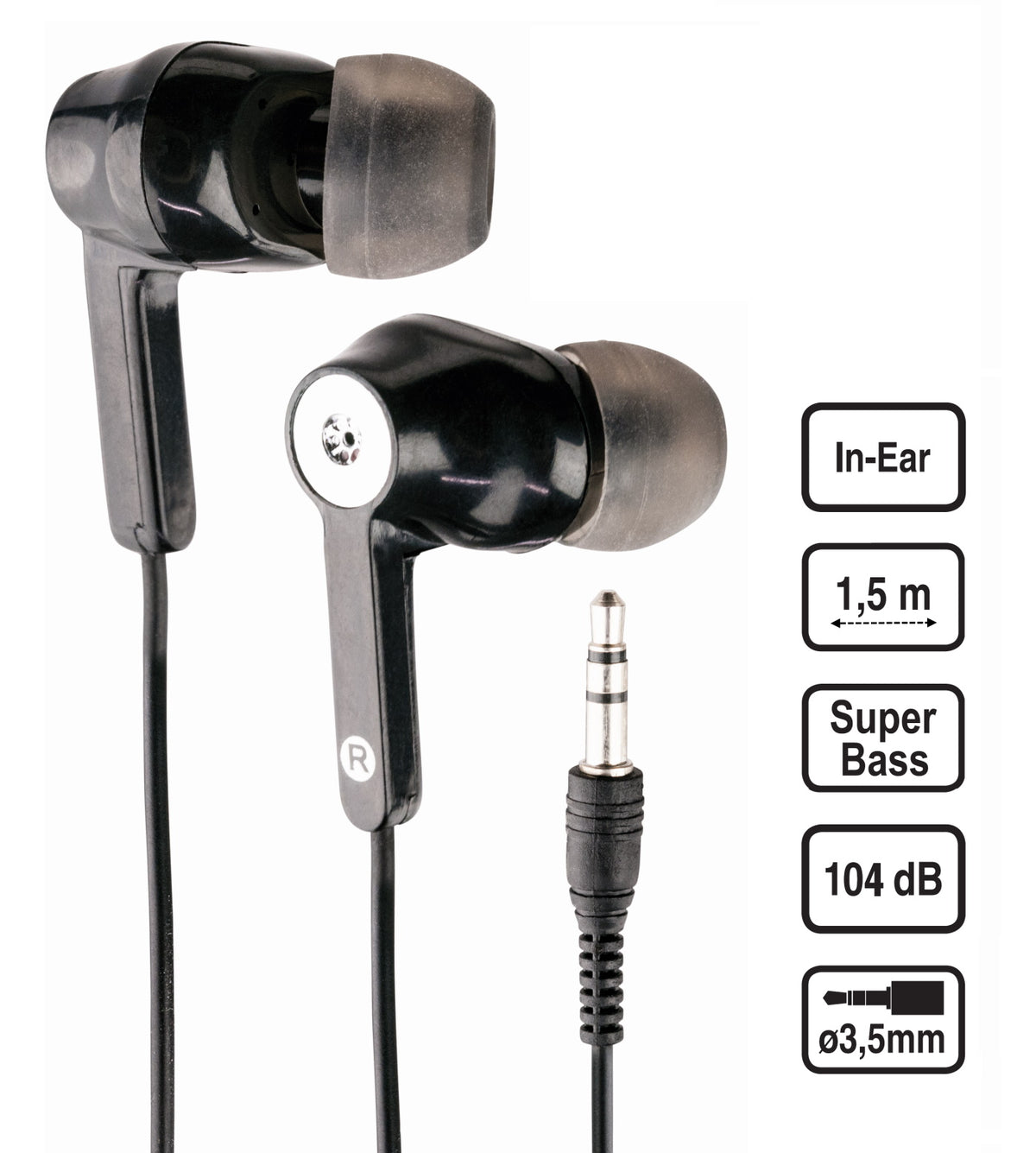 In ear headphones
