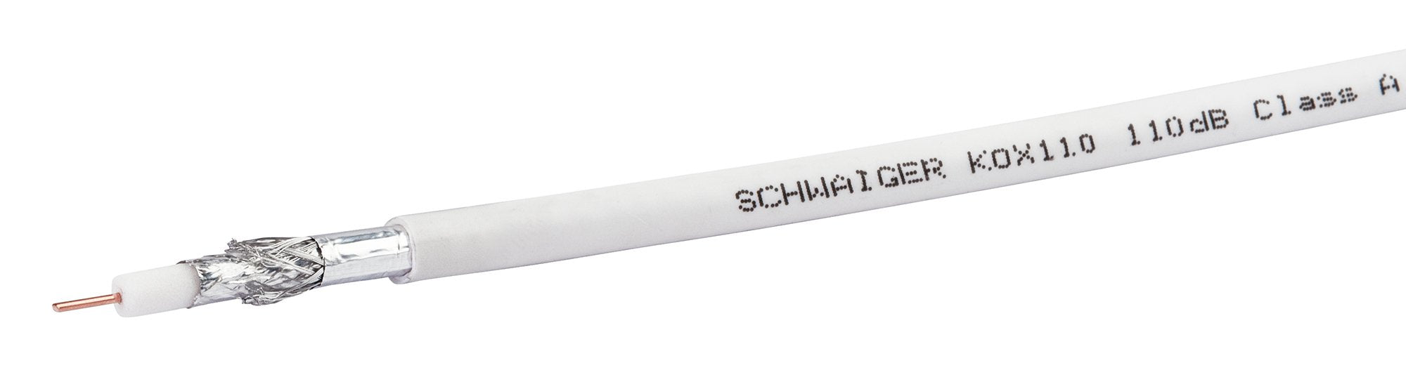 Koaxialkabel auf Rolle 100 - 500 m 110 dB