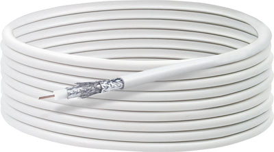 Koaxialkabel mit 2x F-Stecker 15/25 m 115 dB