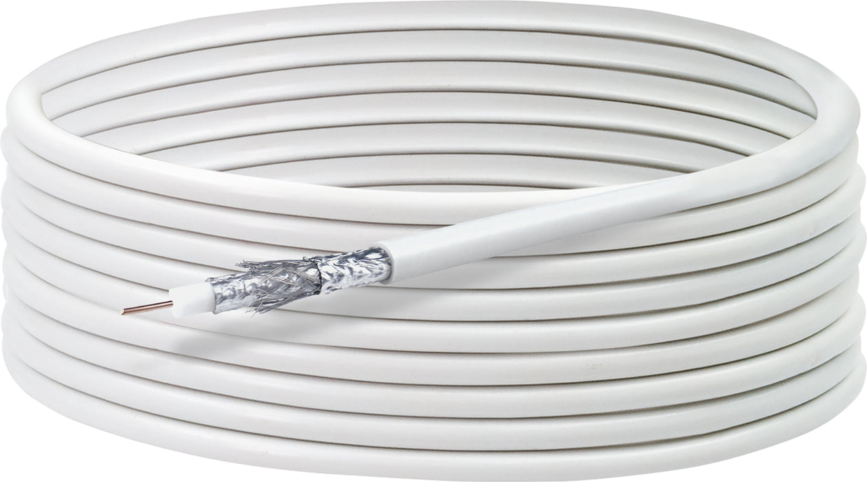 Koaxialkabel mit 2x F-Stecker 15/25 m 115 dB